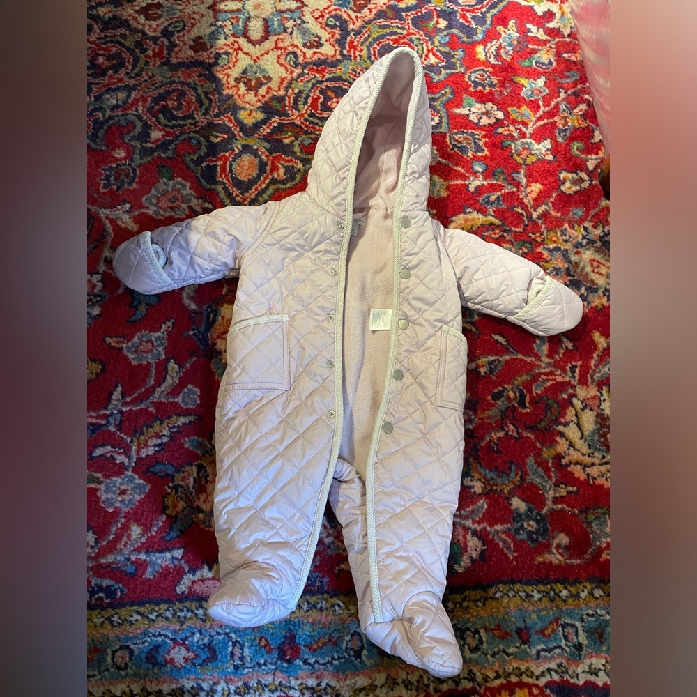 Ralph Lauren baby bunting baby pink snow suit